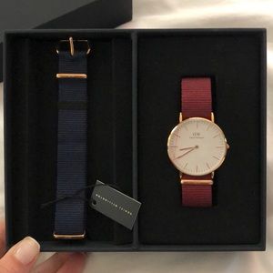 Daniel Wellington Rose Gold Watch and Bands